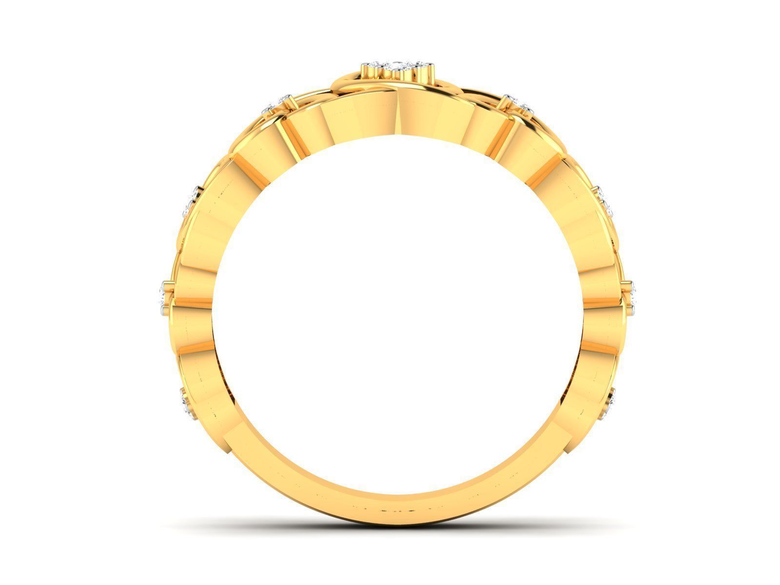 Women Heart Ring 3dm STL OBJ FBX Render Details 3D print model_4