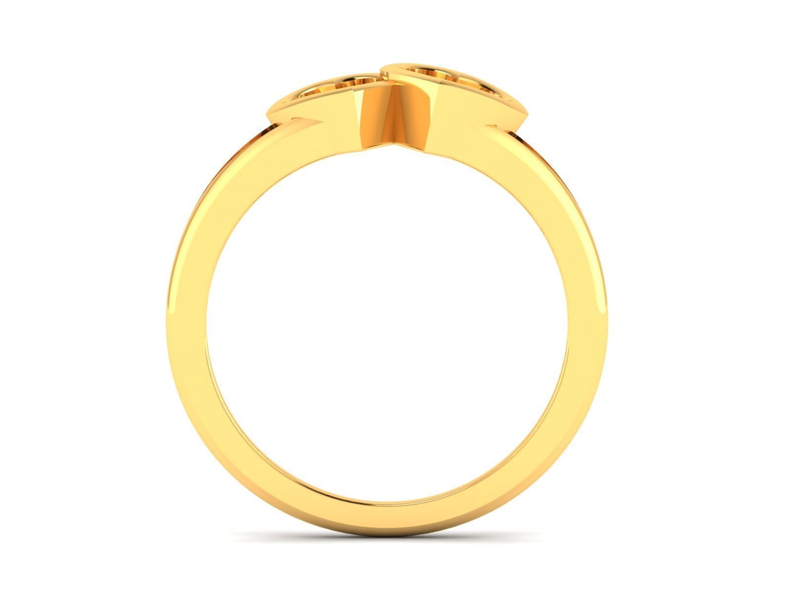 Women Heart Ring 3dm STL OBJ FBX Render Details 3D print model_5