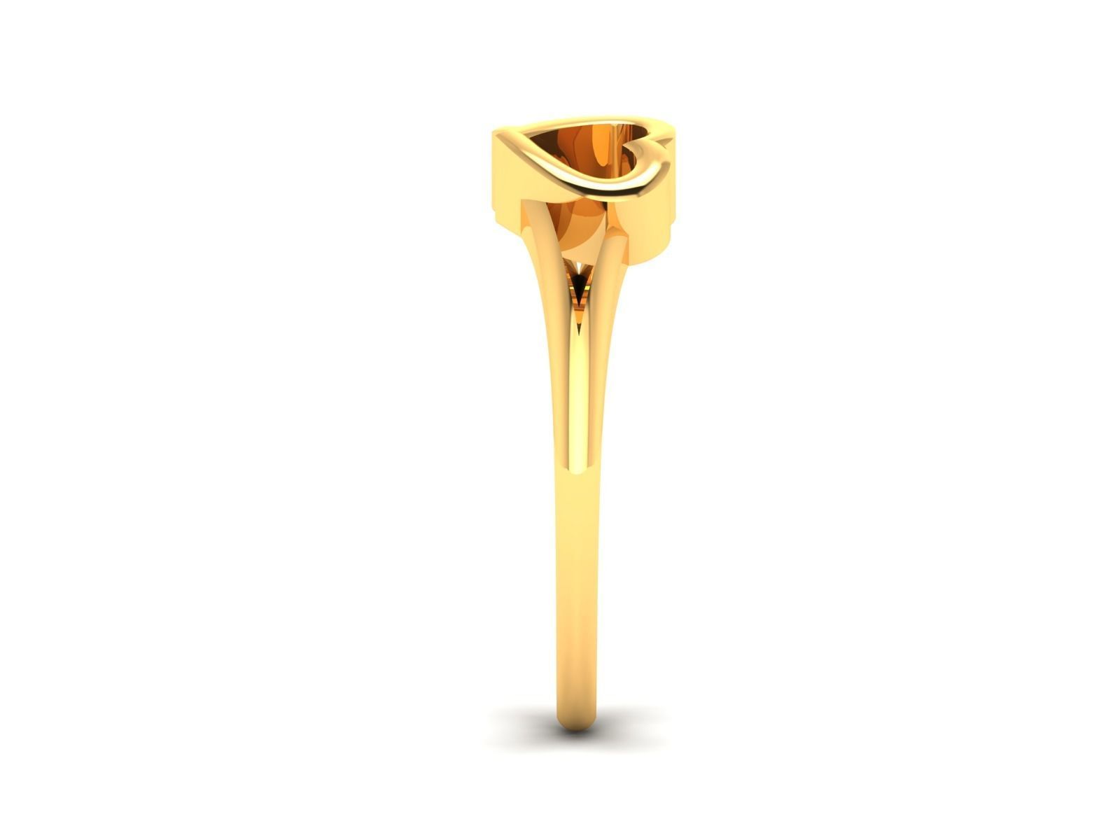 Women Heart Ring 3dm STL OBJ FBX Render Details 3D print model_7