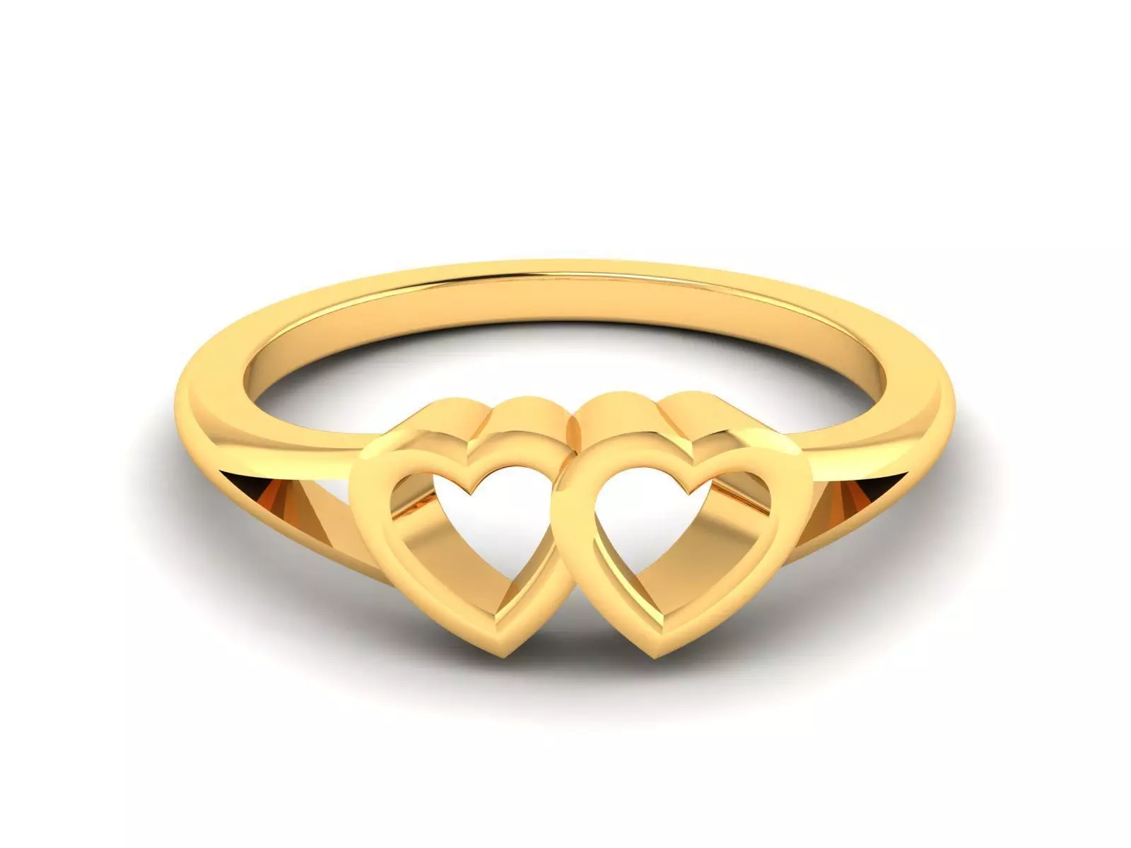 Women Heart Ring 3dm STL OBJ FBX Render Details 3D print model_0