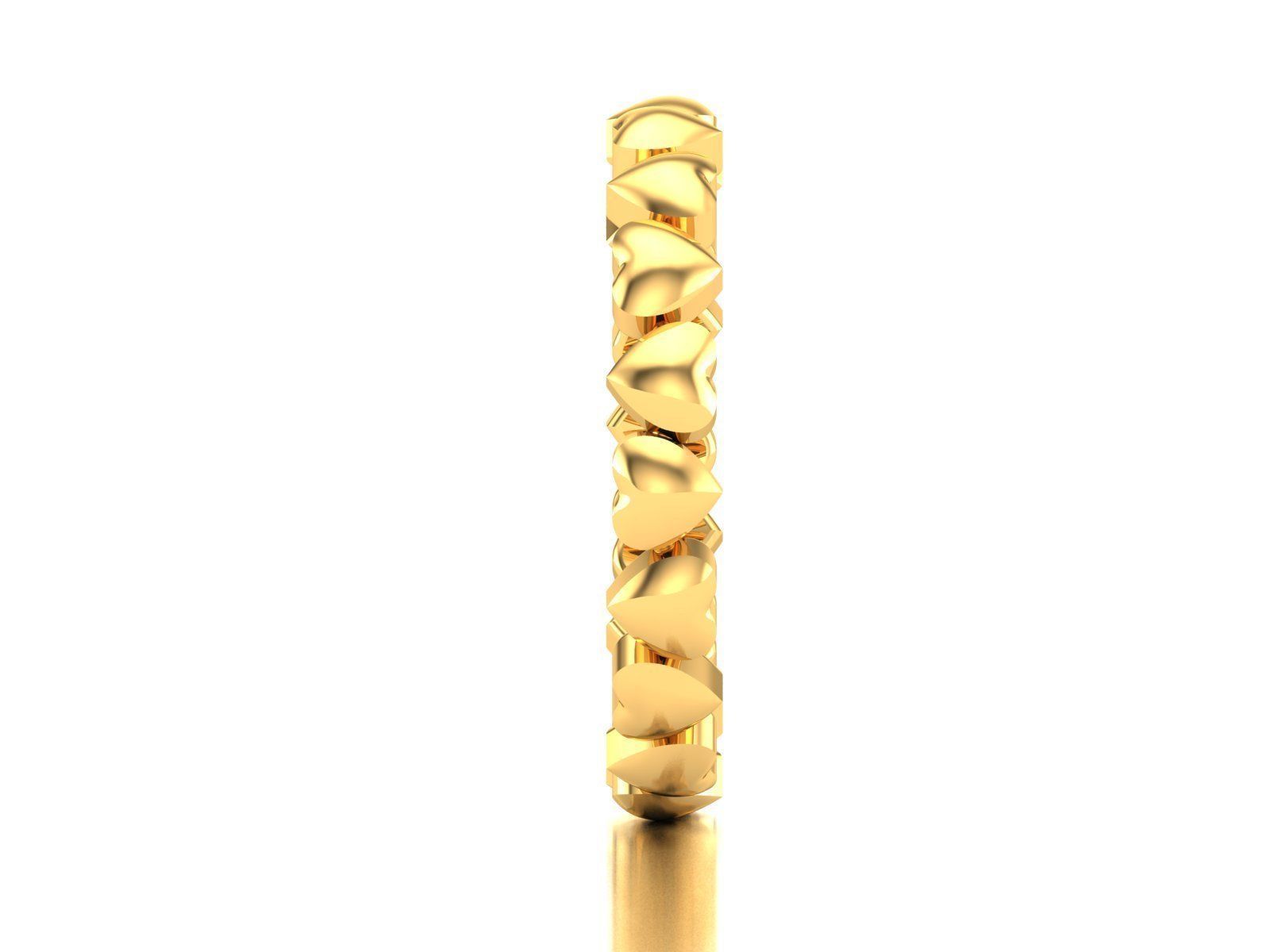 Women Heart Ring 3dm STL OBJ FBX Render Details 3D print model_5