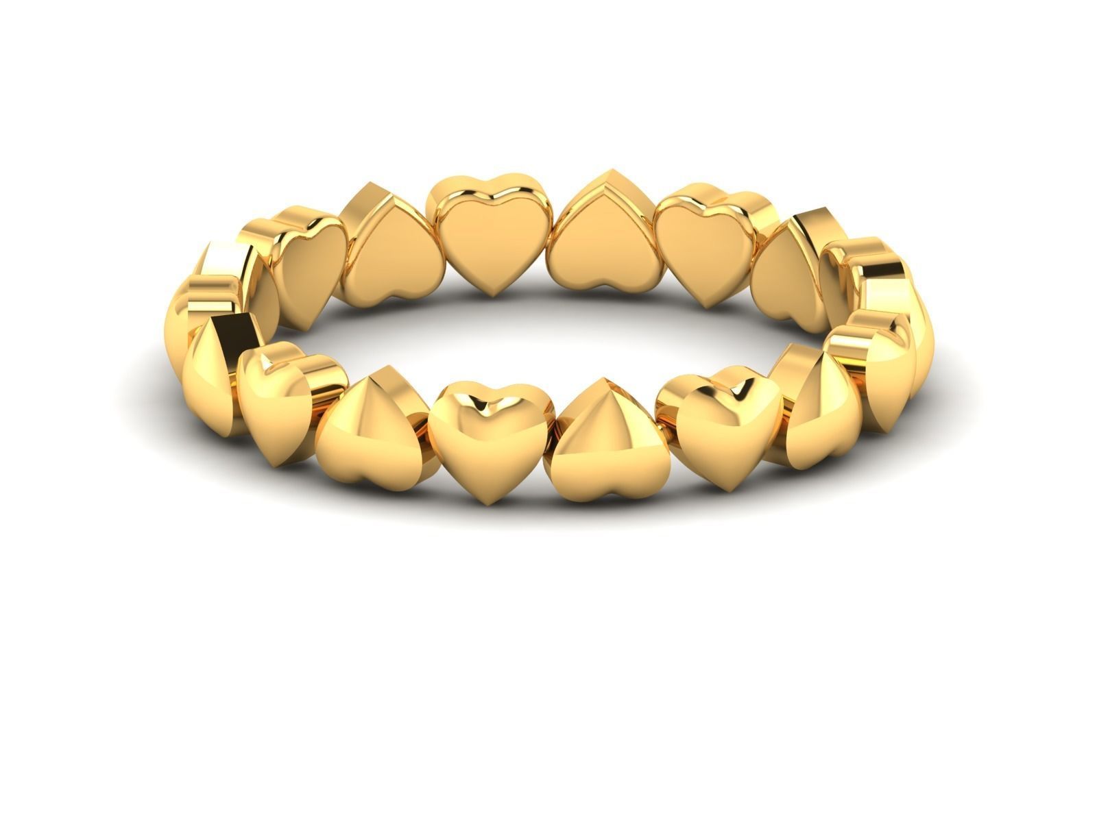 Women Heart Ring 3dm STL OBJ FBX Render Details 3D print model_7