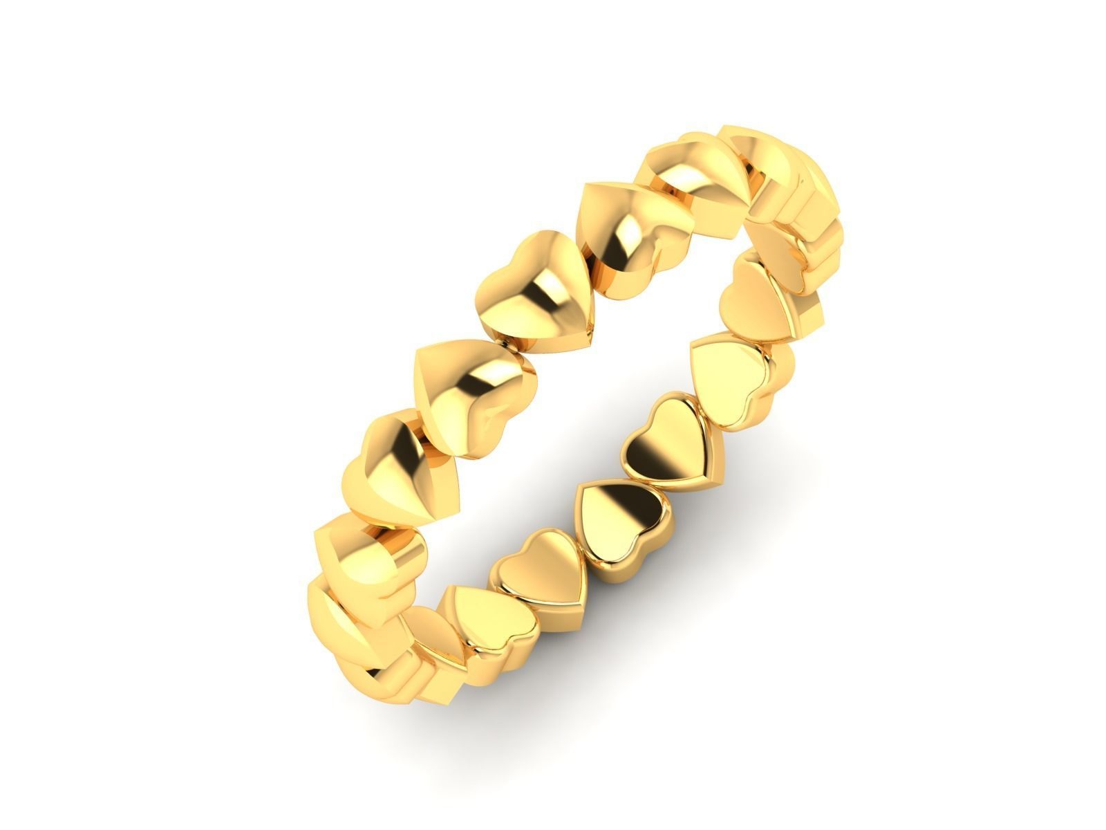 Women Heart Ring 3dm STL OBJ FBX Render Details 3D print model_2