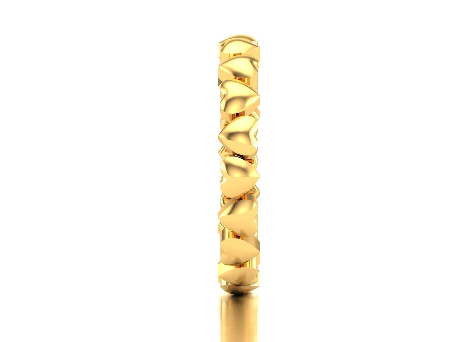 Women Heart Ring 3dm STL OBJ FBX Render Details 3D print model_6