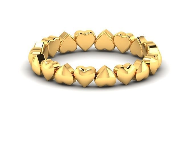 Women Heart Ring 3dm STL OBJ FBX Render Details 3D print model