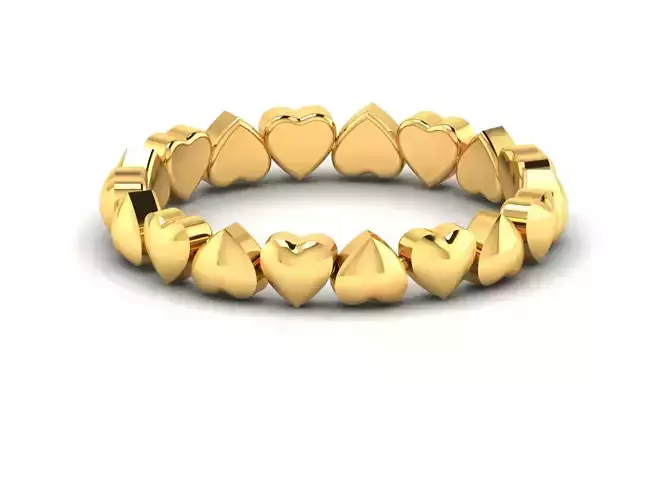 Women Heart Ring 3dm STL OBJ FBX Render Details 3D print model