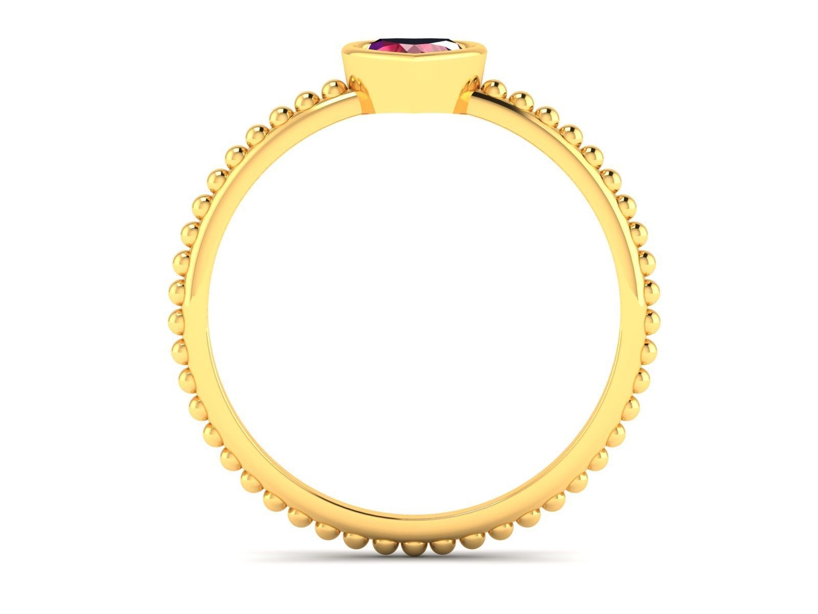 Women Heart Rings 3dm STL OBJ FBX Render Details 3D print model_5