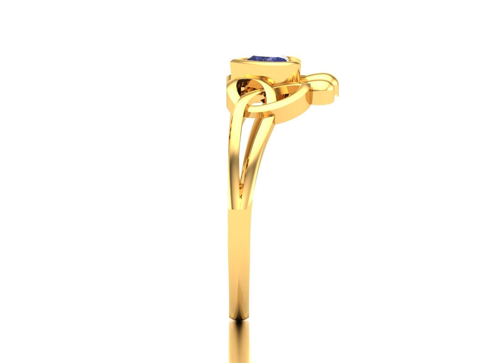 Women Heart Rings 3dm STL OBJ FBX Render Details 3D print model_7