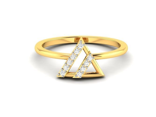 Solitaire Women Engagement Ring 3dm STl OBJ FBX Render 3D print model