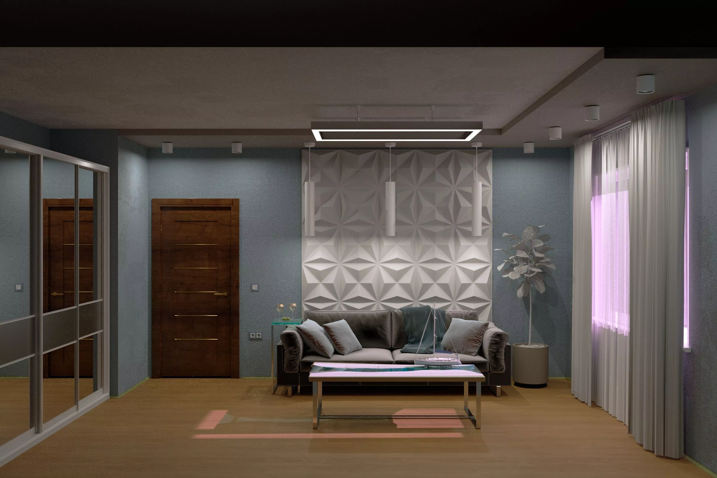 My first interior design 3D model
