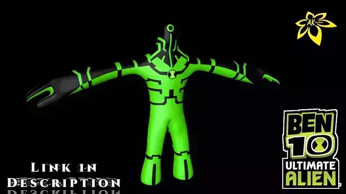 Ultimate Upgrade Ben 10 Ultimate alien 3d Model Free 3D model