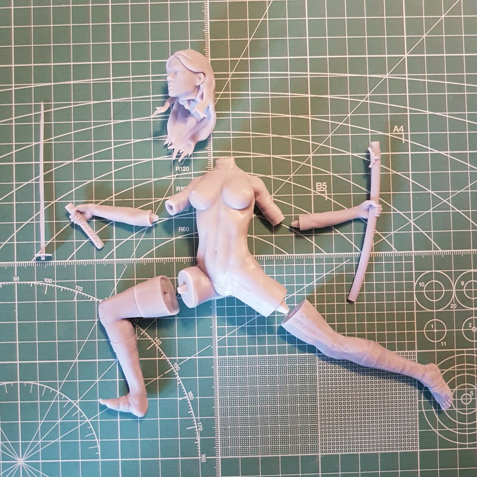 Elektra Comics Edition and NSWF 3D print model_1