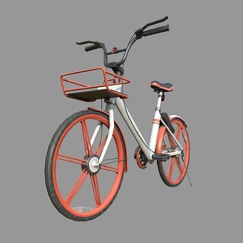 bike Bicycle Low-poly 3D model