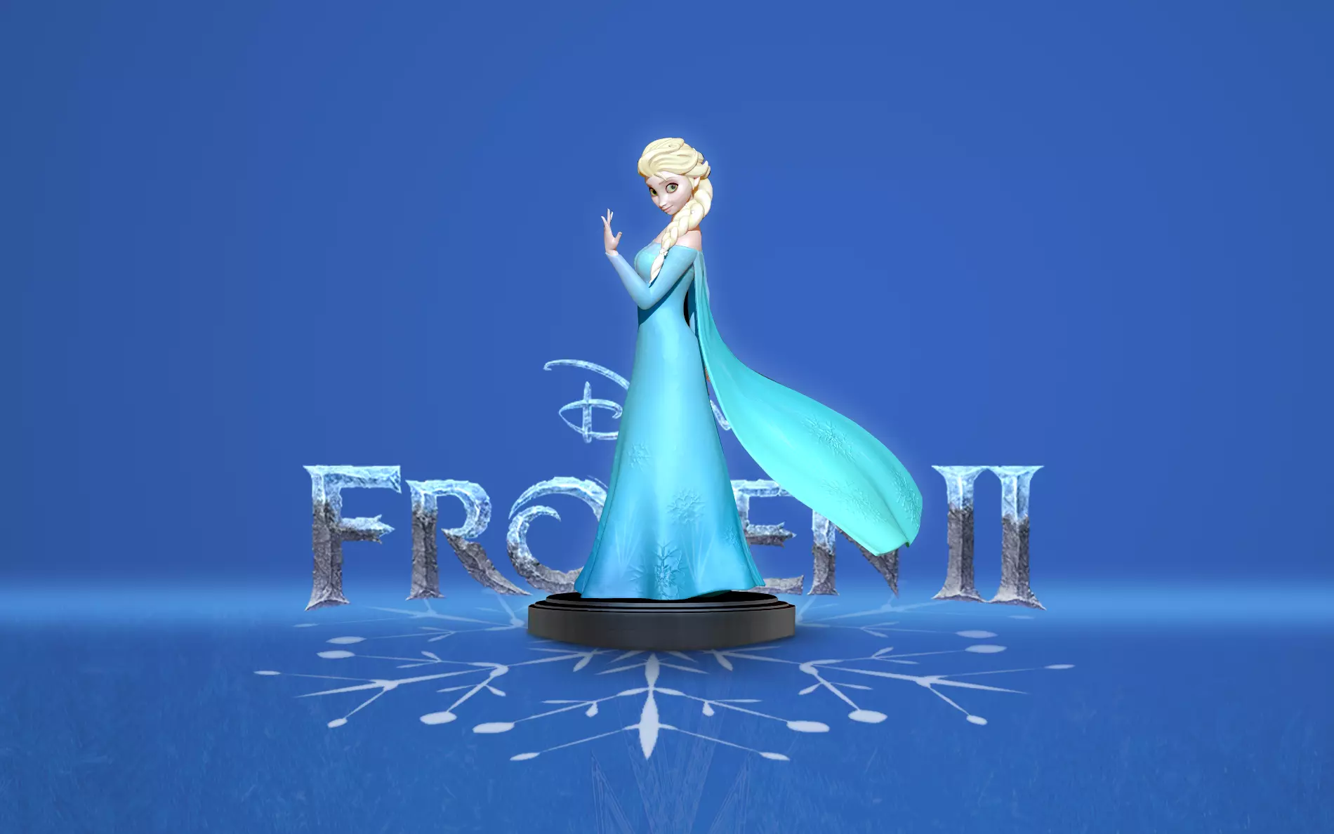 Elsa - Frozen Fan art 3D print model 3D print model_0