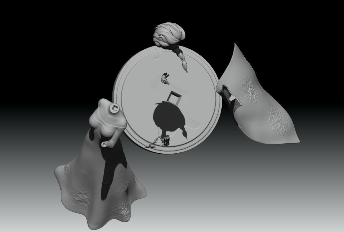 Elsa - Frozen Fan art 3D print model 3D print model_17