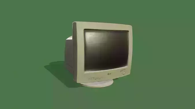3D Scan Old Monitor 02