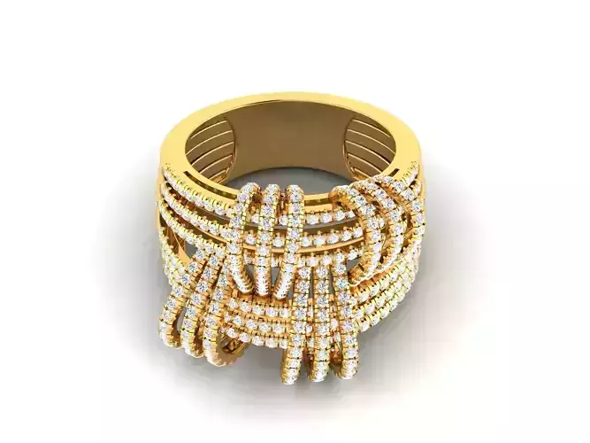 Women Engagement Wedding Ring 3dm STl OBJ FBX Render Details