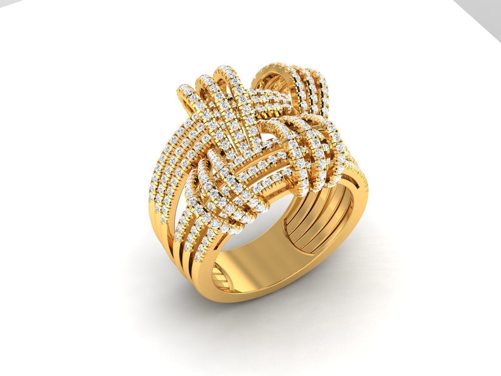 Women Engagement Wedding Ring 3dm STl OBJ FBX Render Details 3D print model_1