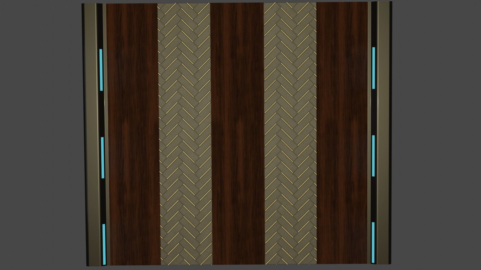 Sci-Fi Contemporary Bridge Free 3D model_1