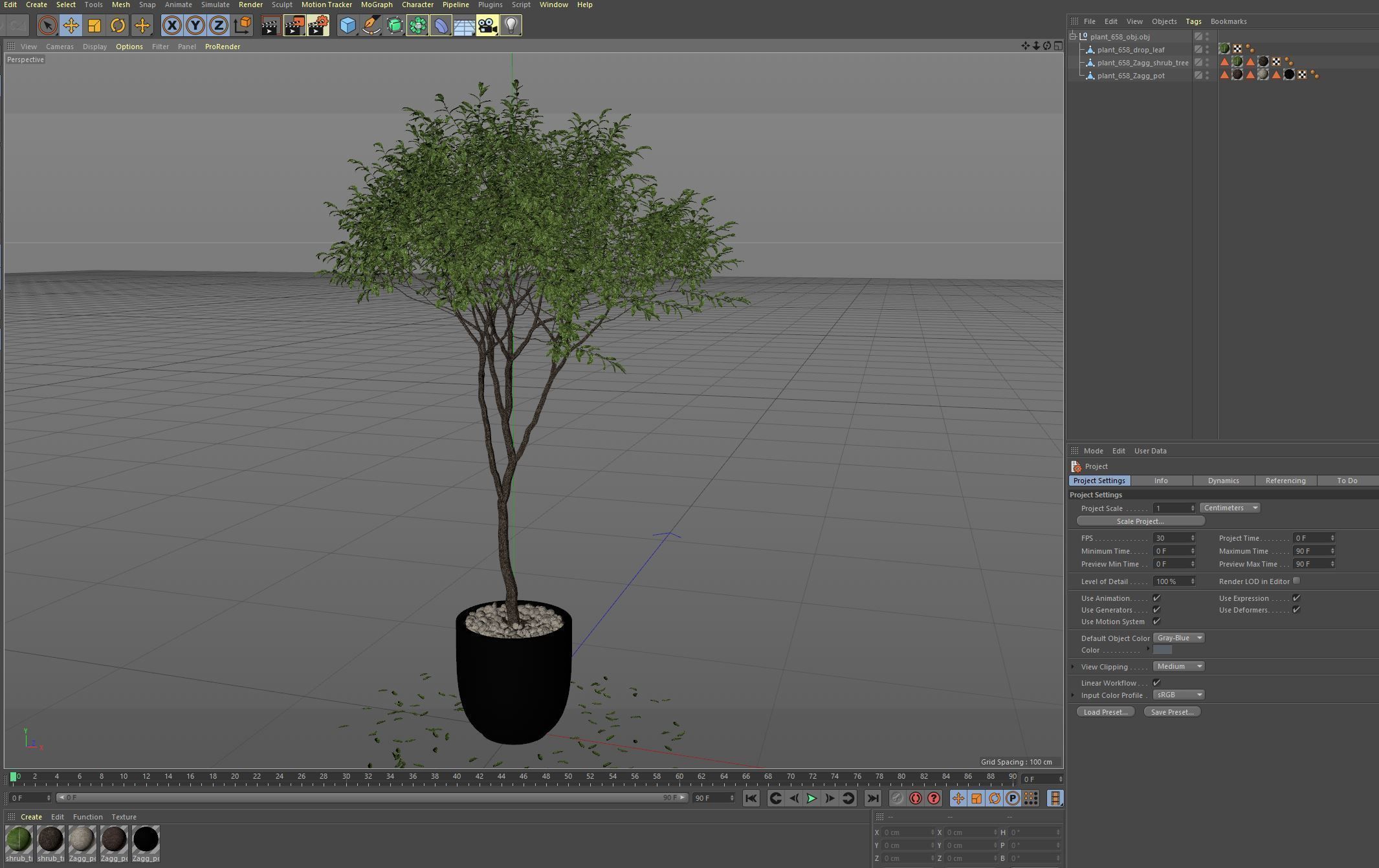 Plants collection 658 3D model_6