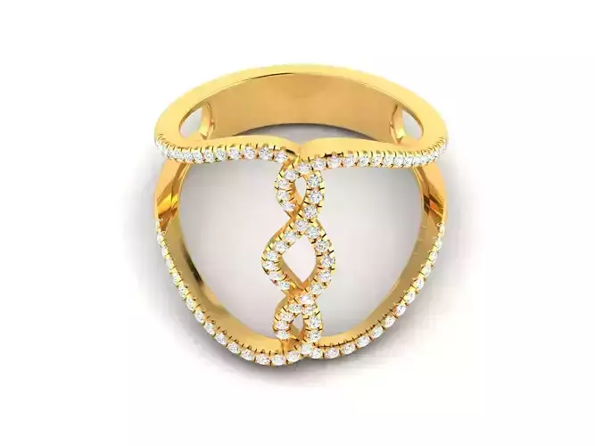 Engagement Wedding Ring 3dm STl OBJ FBX Render Details 3D print model