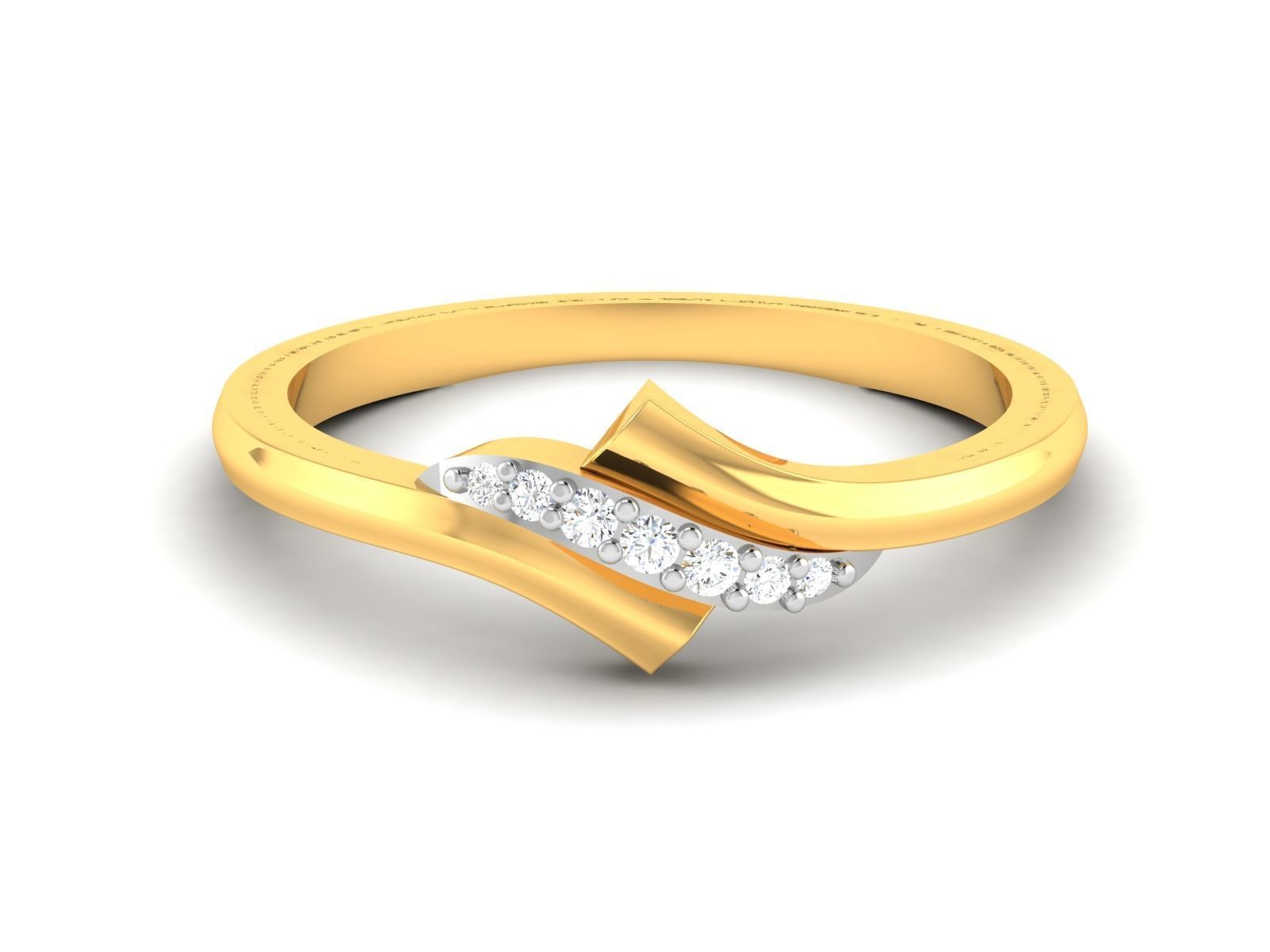 Engagement Wedding Ring 3dm STl OBJ FBX Render Details 3D print model_8