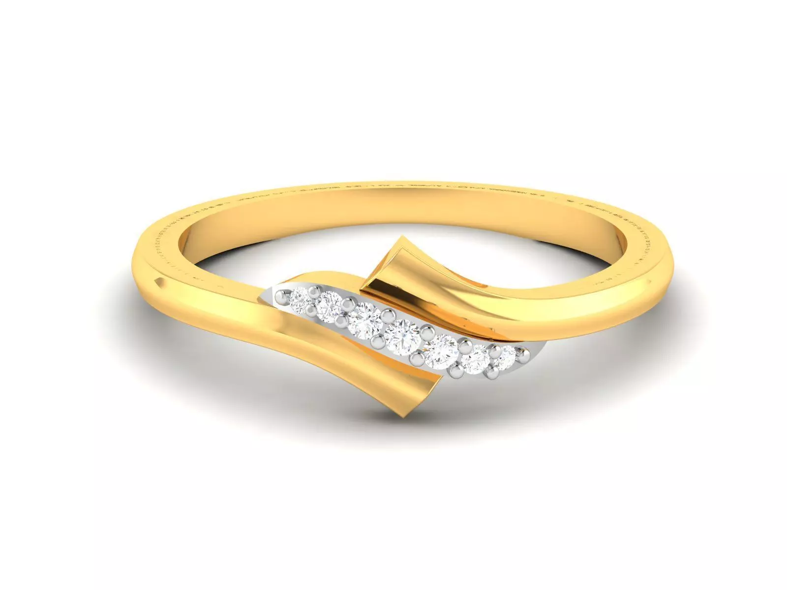 Engagement Wedding Ring 3dm STl OBJ FBX Render Details 3D print model_0