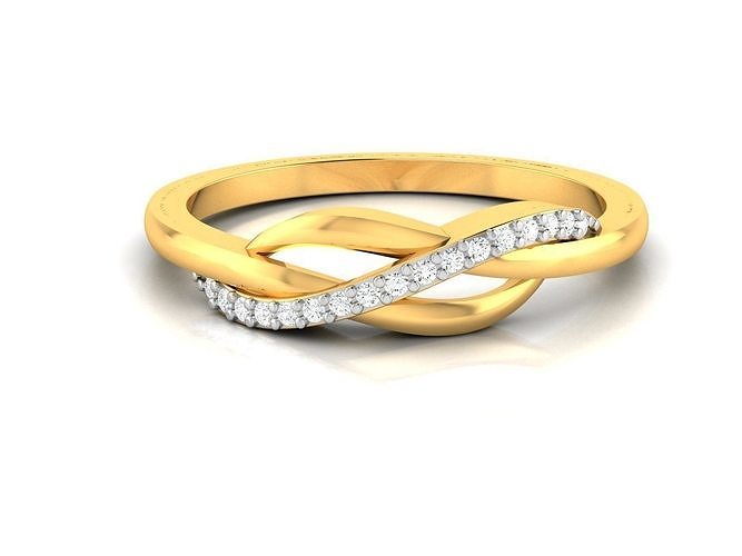 Engagement Wedding Ring 3dm STl OBJ FBX Render Details 3D print model