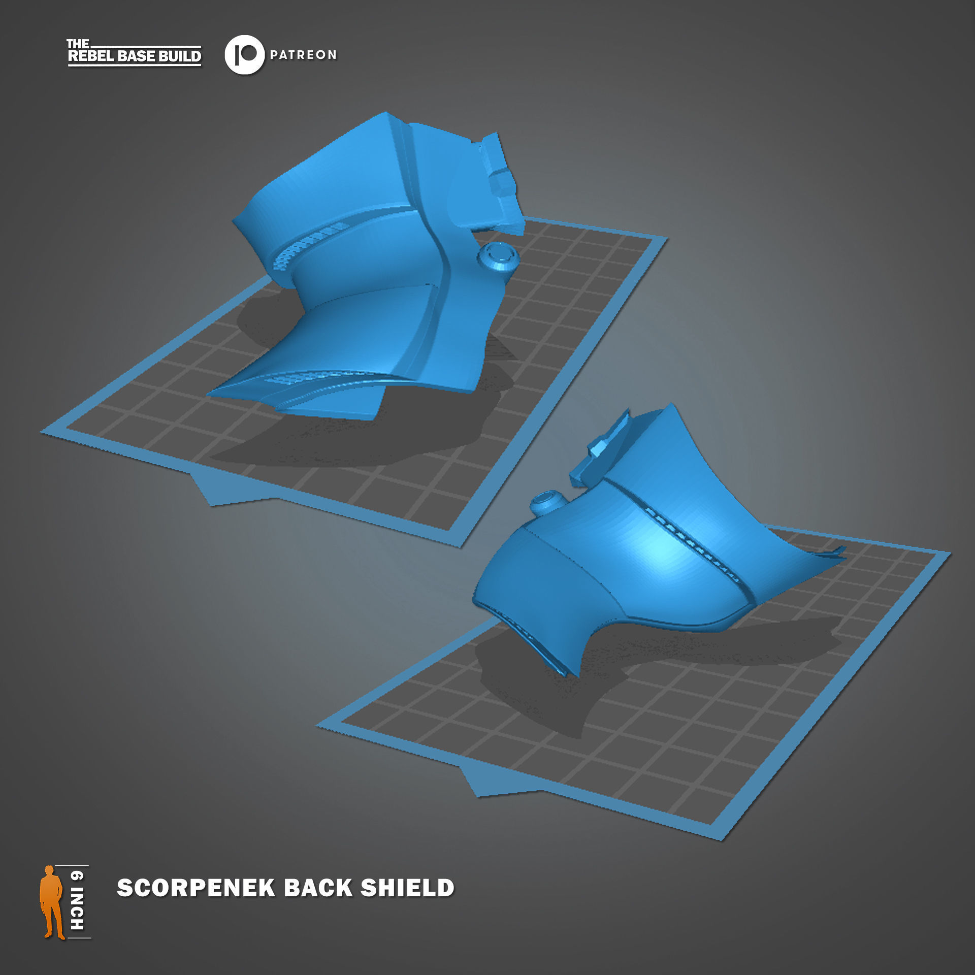 Black Series Scorpenek Droid - cut for smaller printers 3D model_7