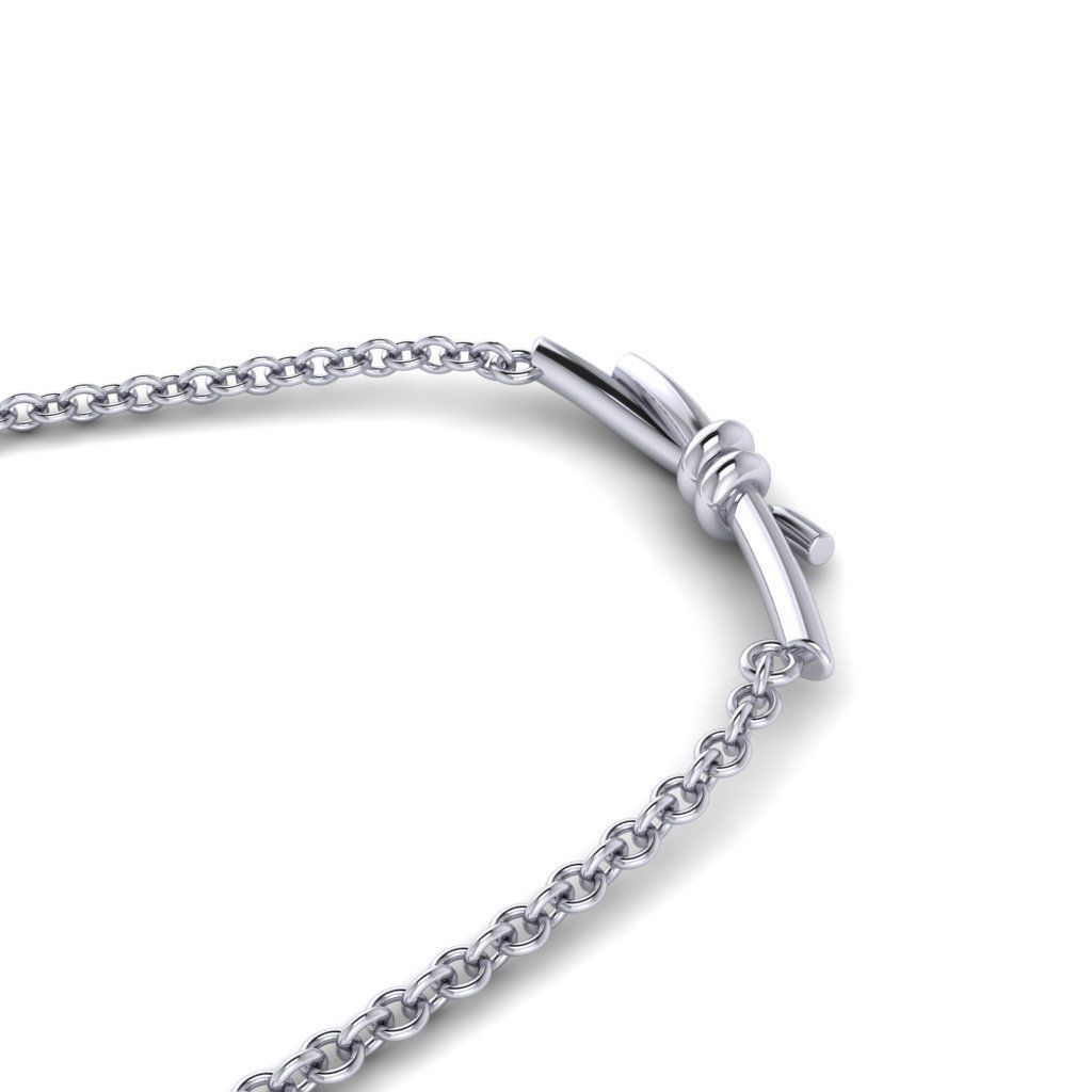 Bar Knot Pendant 3D print model_2