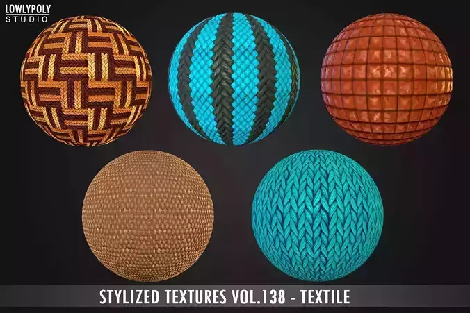 Textile Vol 138 - Stylized Textures