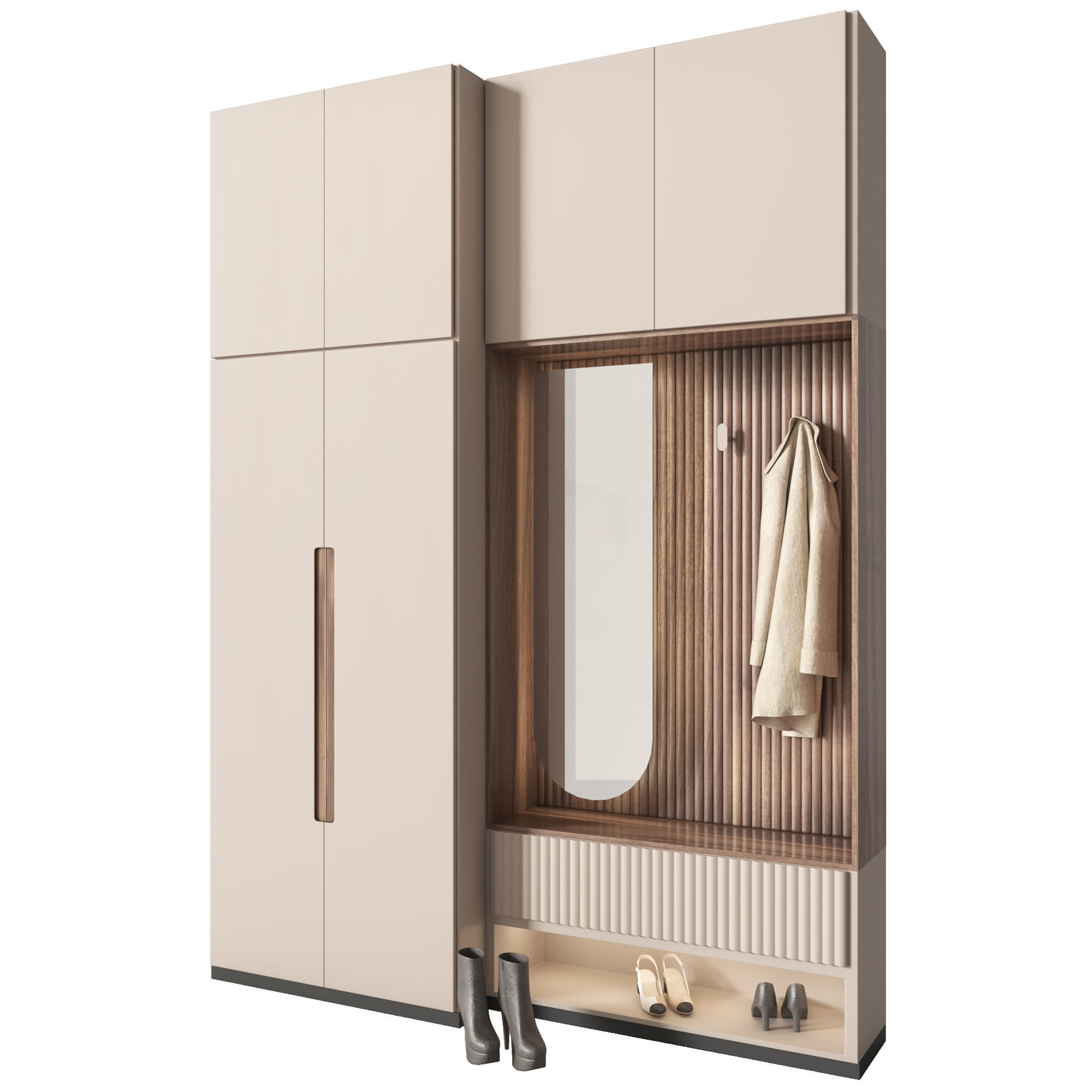 Hallway ti01 3D model_1