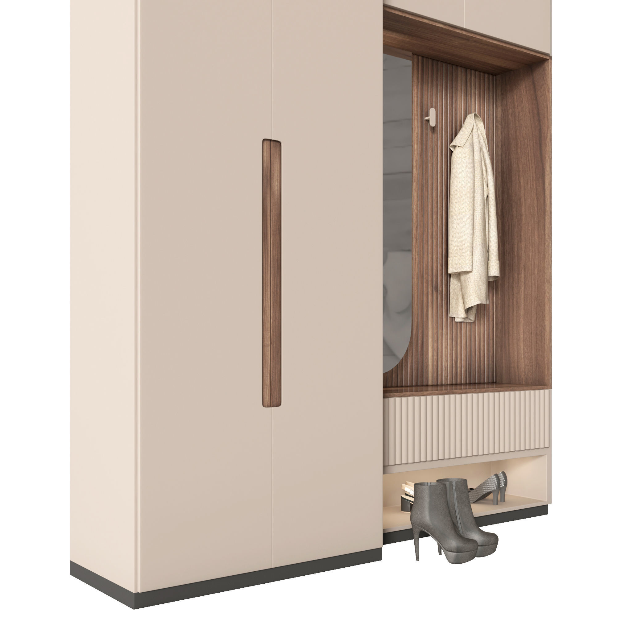 Hallway ti01 3D model_3