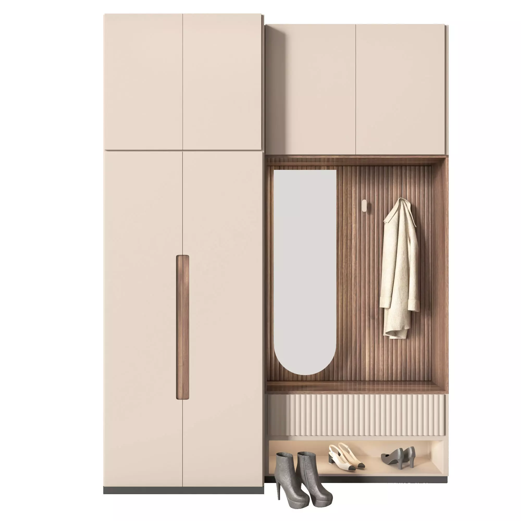 Hallway ti01 3D model_0