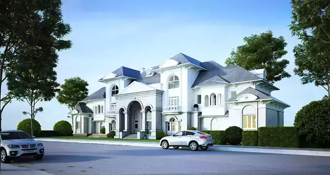 Exterior Scene - Vray Render