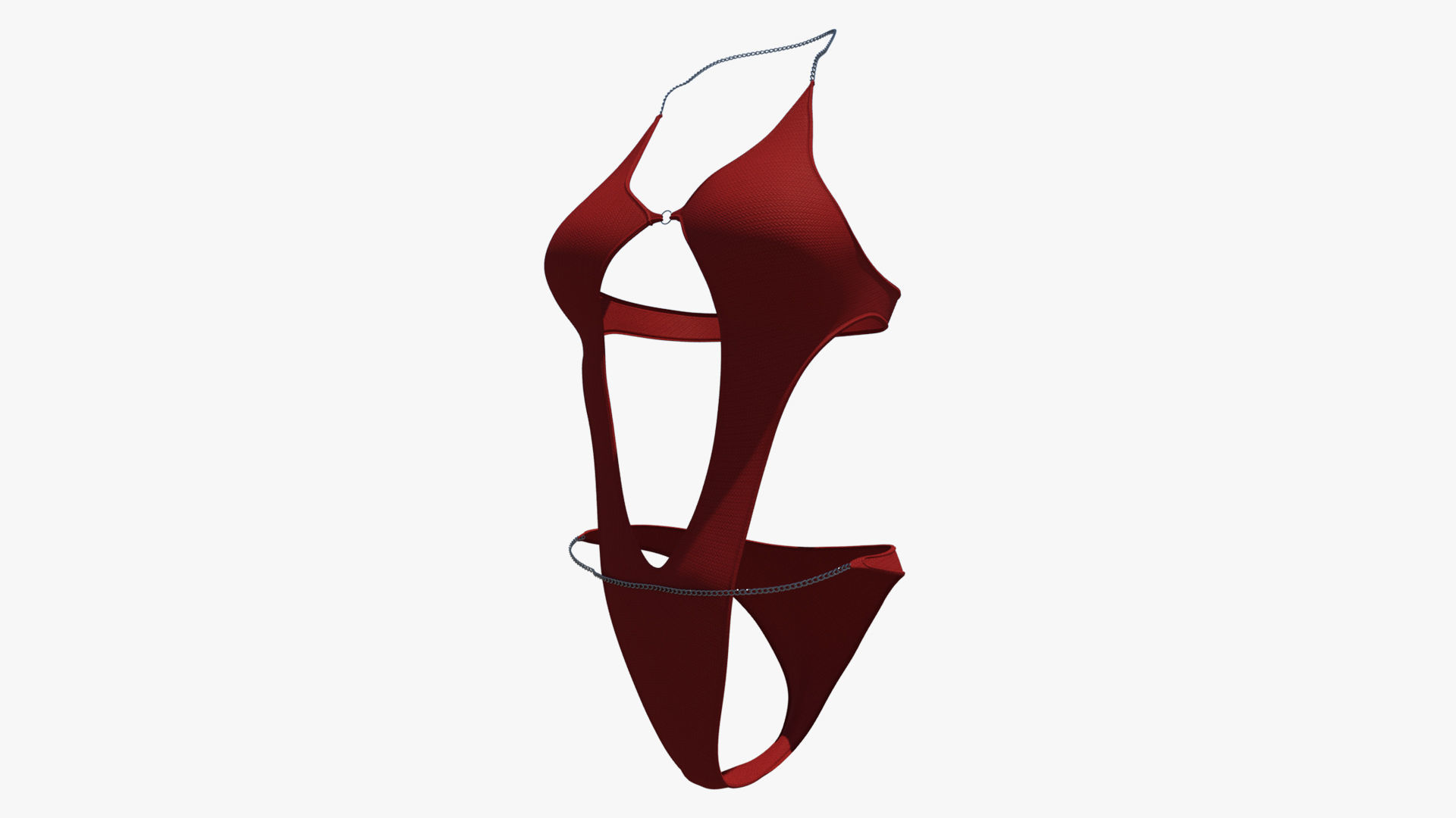 Swimsuit bikini 3D model_1