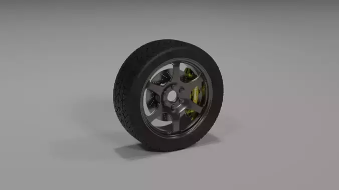 Wheel MICHELIN Detailed 3D Model 3D model