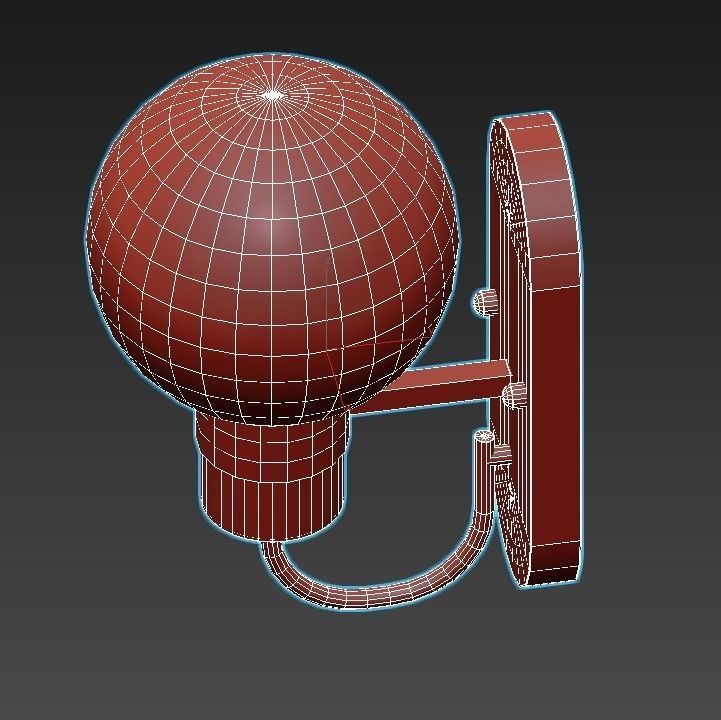 Mohave-LSP-8399 wall light with glass globe 3D model_7