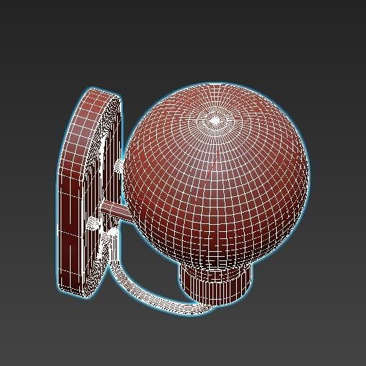 Mohave-LSP-8399 wall light with glass globe 3D model_5
