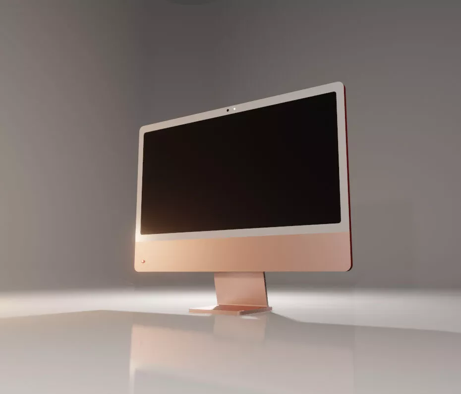 imac 2021 Free 3D model