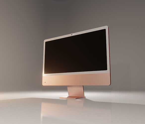 imac 2021 Free 3D model