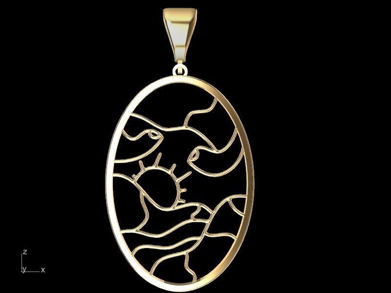 4 models scenery jewellery set stl verified  3D print model_62