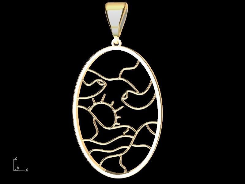 4 models scenery jewellery set stl verified  3D print model_64