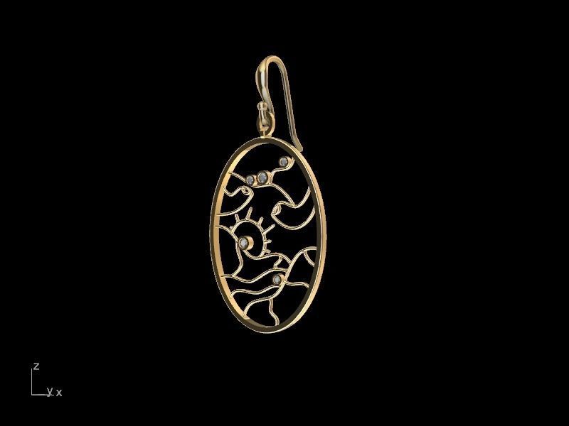 4 models scenery jewellery set stl verified  3D print model_15