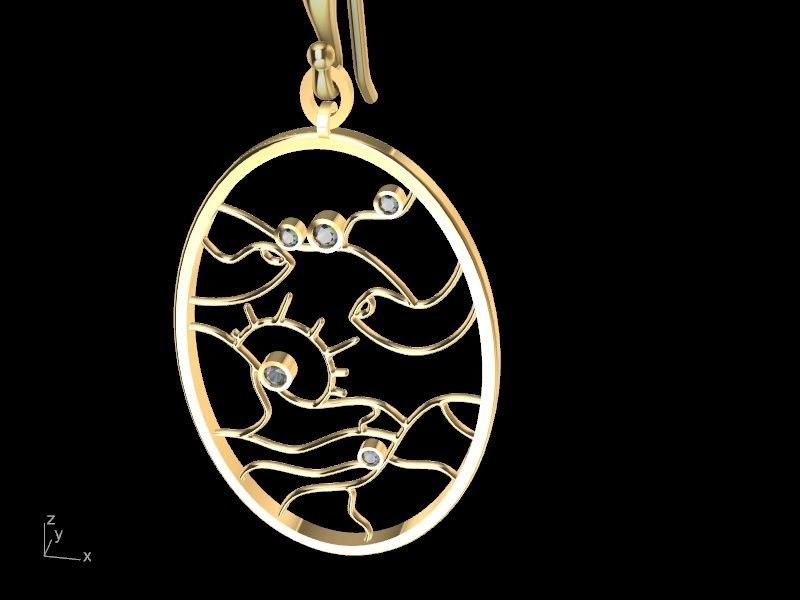 4 models scenery jewellery set stl verified  3D print model_27