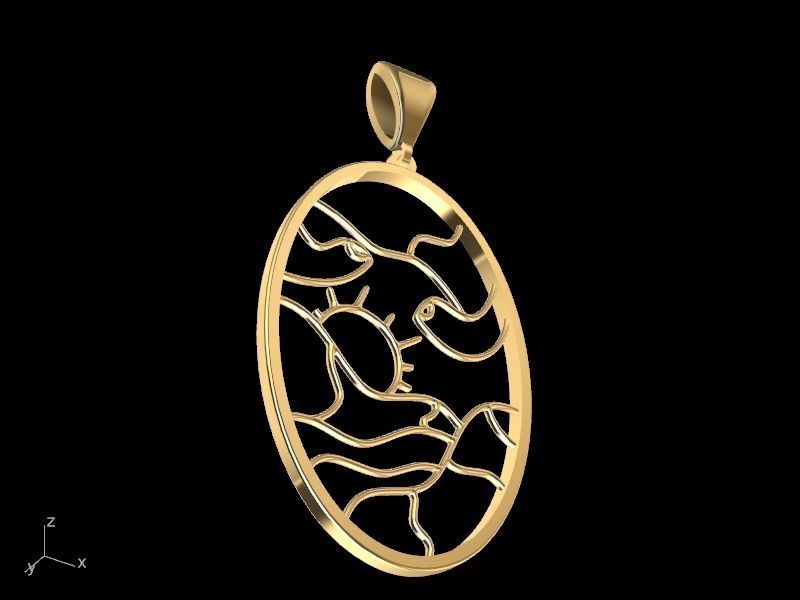 4 models scenery jewellery set stl verified  3D print model_69