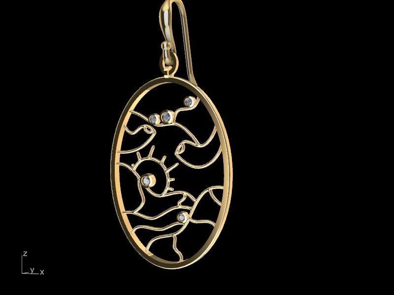 4 models scenery jewellery set stl verified  3D print model_24