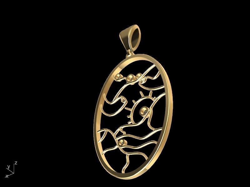 4 models scenery jewellery set stl verified  3D print model_44