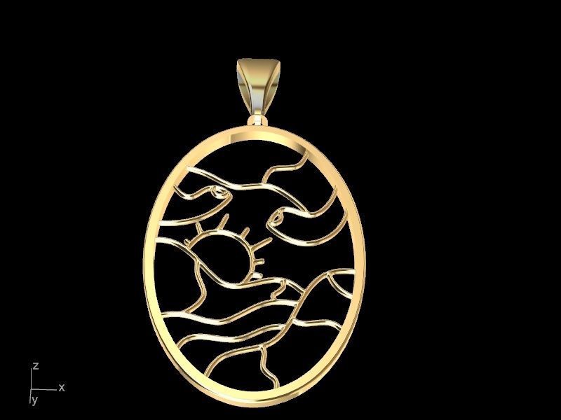 4 models scenery jewellery set stl verified  3D print model_65