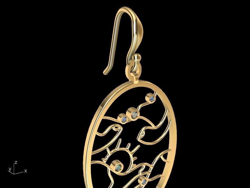 4 models scenery jewellery set stl verified  3D print model_17